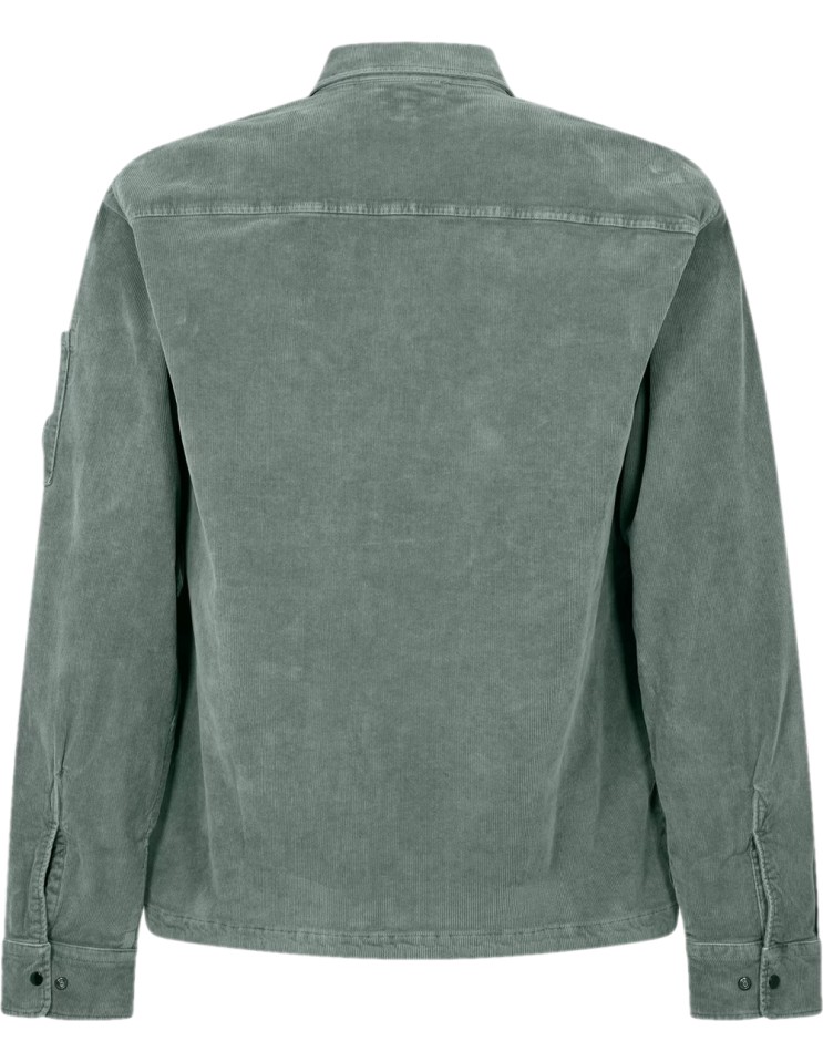 Sobrecamisa de pana Verde MetalGun - C.P. COMPANY