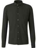 Camisa manga larga IceCotton verde - Zanone- Slowear