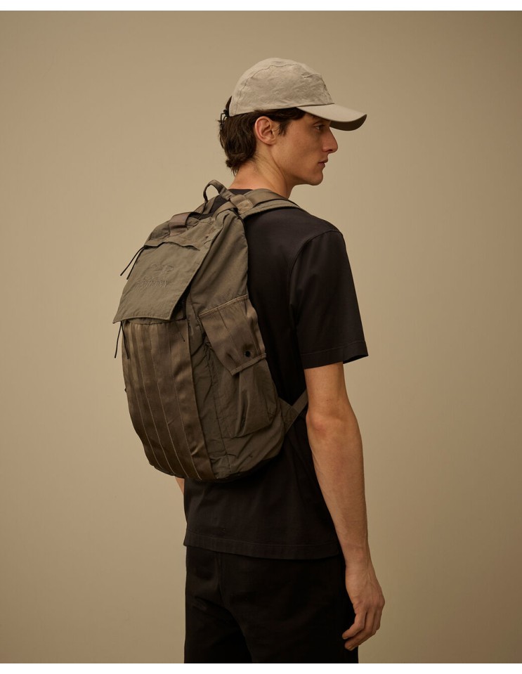 Mochila Plain Paper Touch Mixed verde - C.P. Company