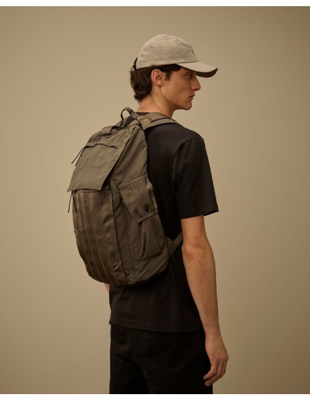 Mochila Plain Paper Touch Mixed verde - C.P. Company