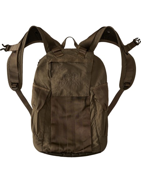 Mochila Plain Paper Touch Mixed verde - C.P. Company