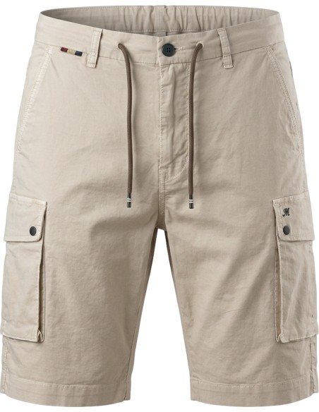 Bermudas cargo pima cotton stretch gris claro - Mason's