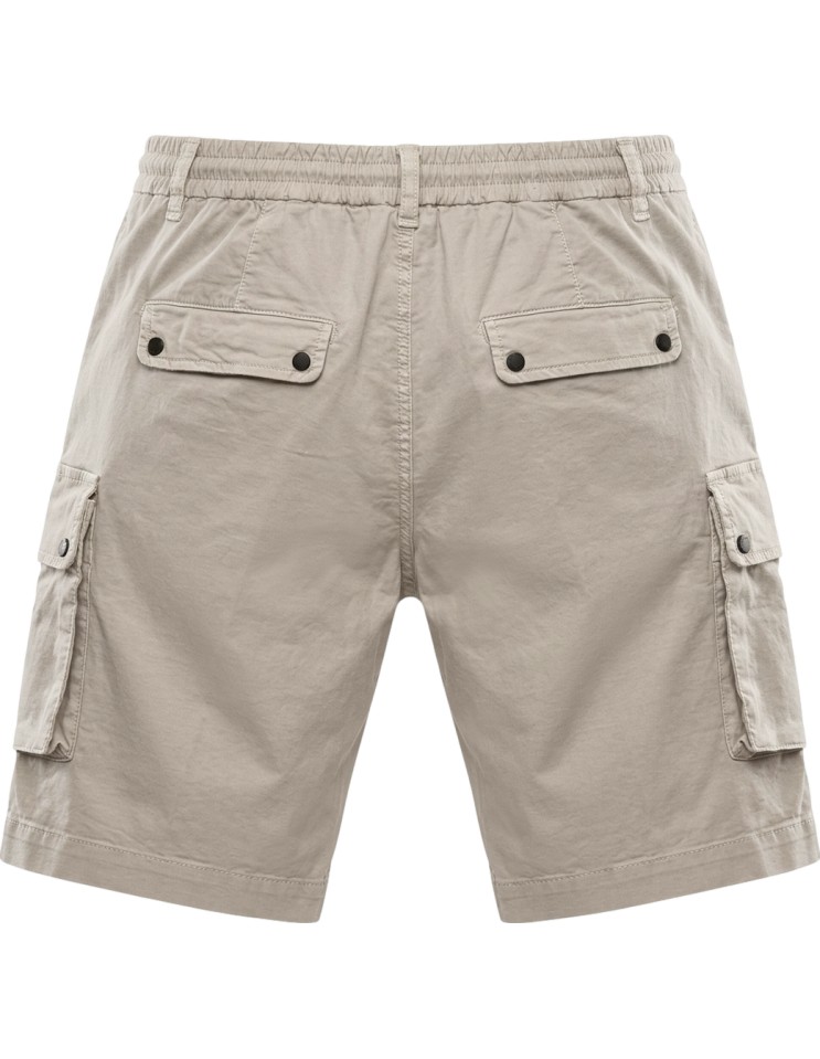 Bermudas cargo pima cotton stretch gris claro - Mason's