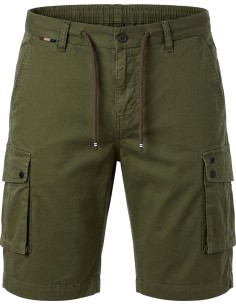 Bermudas cargo pima cotton stretch verde militar - Mason's