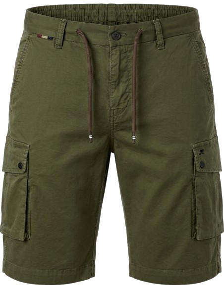 Bermudas cargo pima cotton stretch verde militar - Mason's