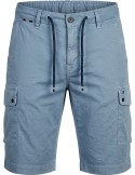 Bermudas cargo carrot pima cotton stretch azul claro - Mason's