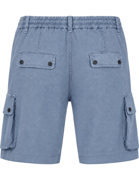 Bermudas cargo pima cotton stretch azul claro - Mason's