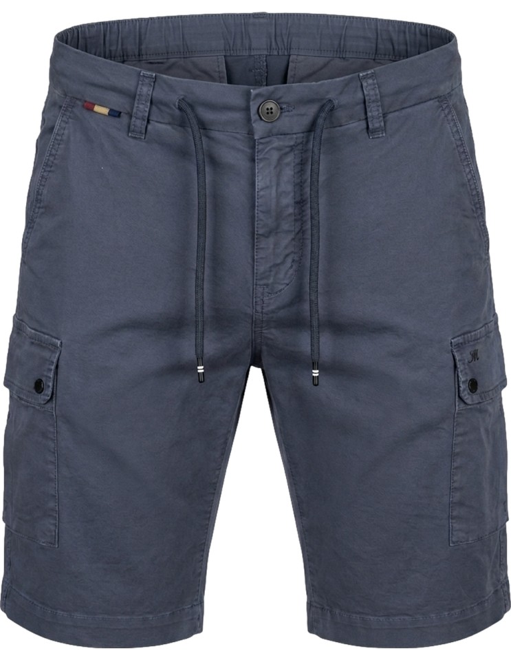 Bermudas cargo pima cotton stretch azul medio - Mason's