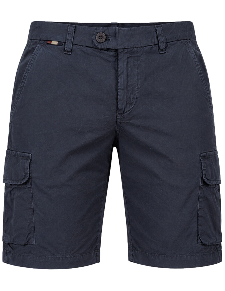 Bermudas cargo Chile Flex en algodón azul marino - Mason's