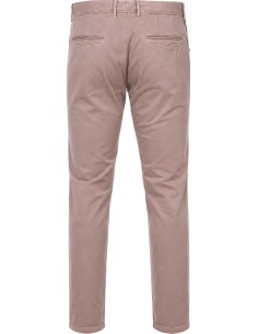 Incotex Pantalón gabardina elástica 4 estaciones rosa claro - Slowear vista frontal 2