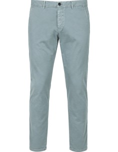 Incotex Pantalón gabardina elástica 4 estaciones aqua - Slowear vista frontal