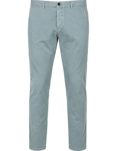 Incotex Pantalón gabardina elástica 4 estaciones aqua - Slowear vista frontal