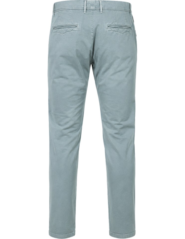Incotex Pantalón gabardina elástica 4 estaciones aqua - Slowear vista trasera