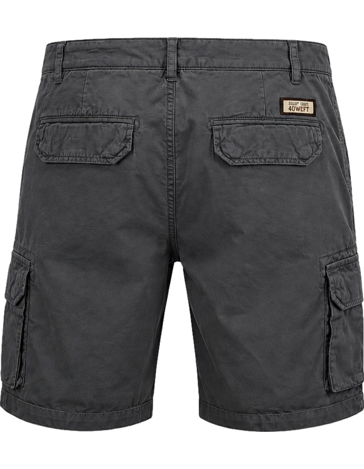 Bermuda 40Weft cargo gris oscuro | Ego Madrid