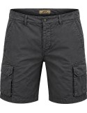 40Weft Bermudas cargo modelo Nick en color gris oscuro