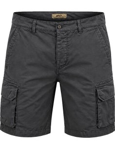 40Weft Bermudas Nick negro lavado vista frontal