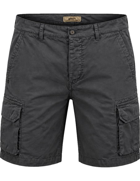 40Weft Bermudas Nick negro lavado vista frontal
