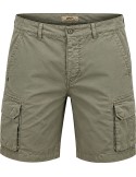 40Weft Bermudas cargo modelo Nick en color verde militar