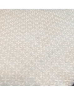 Camisa Sean Panamino Voile gris claro algodón estampado ditsy - Fedeli VISTA FRONTAL 2