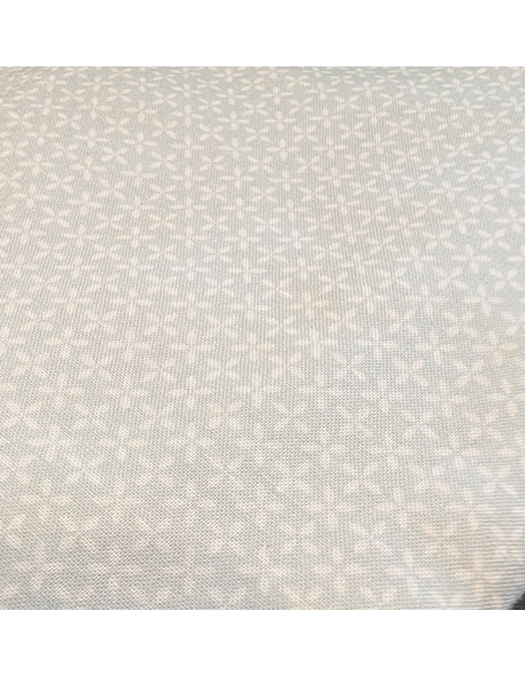 Camisa Sean Panamino Voile verde claro algodón estampado ditsy - Fedeli detalle tejido