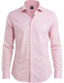 Camisa Sean Panamino Voile rosa claro algodón estampado ditsy - Fedeli