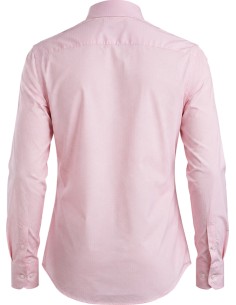 Camisa Sean Panamino Voile rosa claro algodón estampado ditsy - Fedeli 2