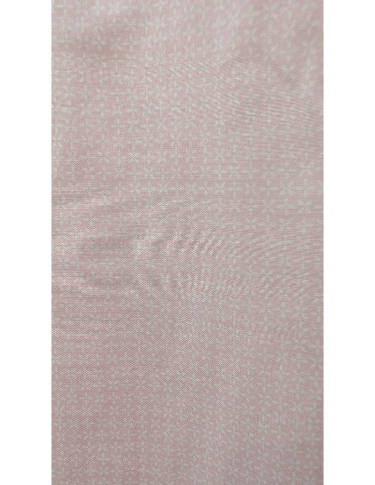 Camisa Sean Panamino Voile rosa claro algodón estampado ditsy - Fedeli