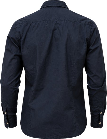 Camisa azul marino BOB espalda con pinzas