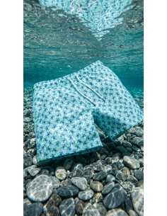 Fedeli bañador madeira sostenible estampado tortuga verde turquesa 2