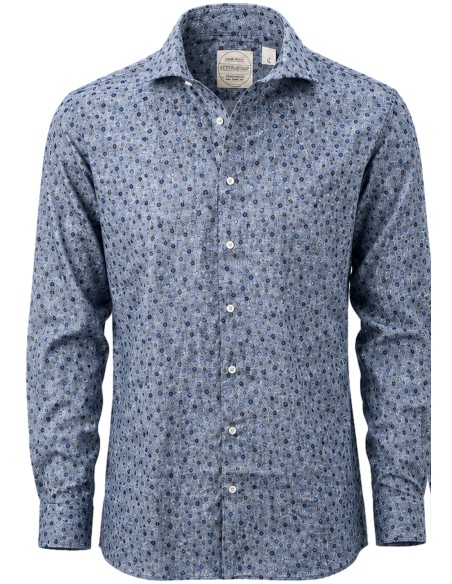 Camisa algodón doble estampado - Altemflower vista frontal