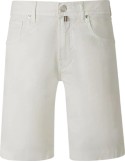 Jacob Cohën Bermudas modelo Nicolás gabardina de algodón elástico marfil