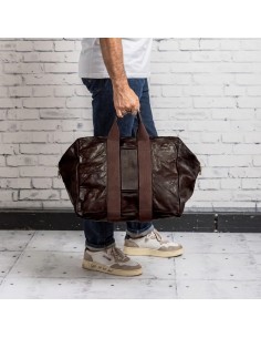 Manikomio Bolsa Icon piel Bellisima marrón chocolate 2