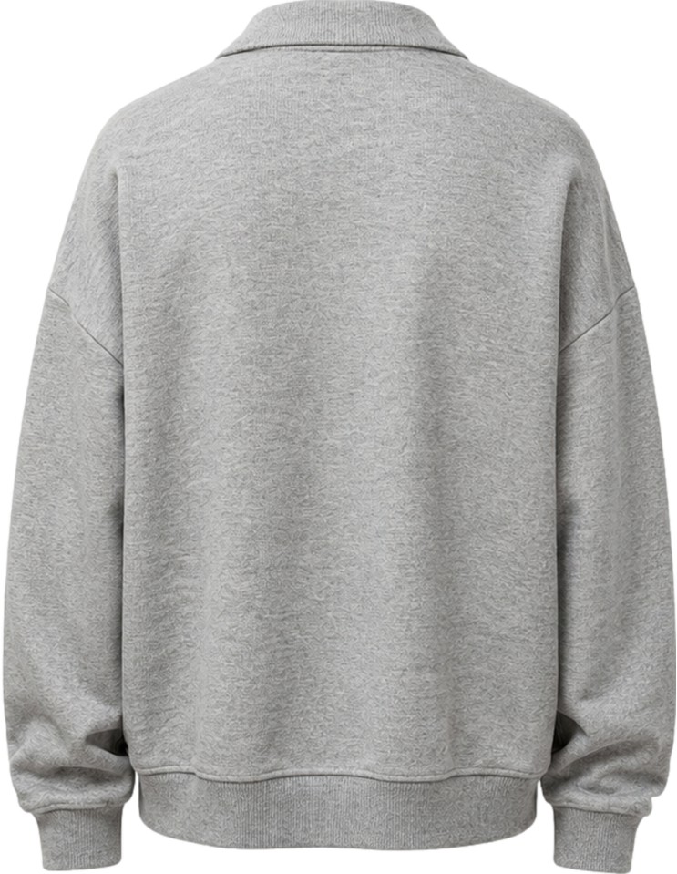 Polo Sudadera Oversize gris con logo - Autry | Ego Madrid tienda oficial
