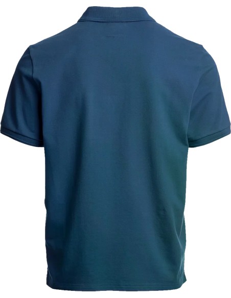 PARAJUMPERS Polo Wellington manga corta azul | Ego Madrid oficial