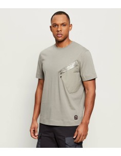 PARAJUMPERS Camiseta Baildon manga corta gris nowhere vista frontal 2