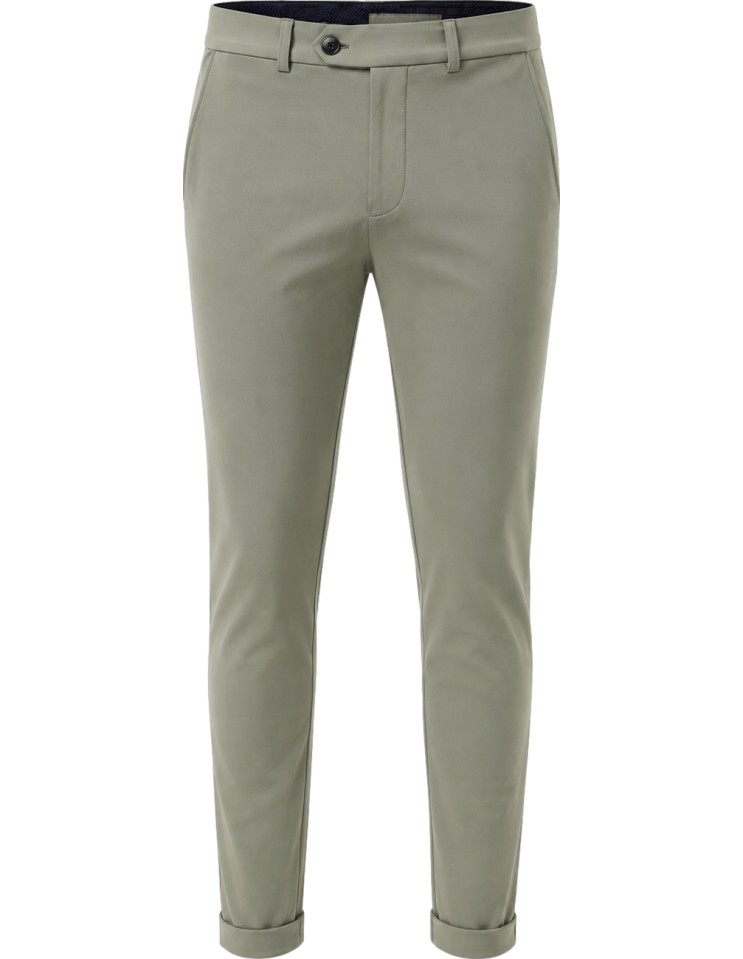 RRD Pantalón chino tejido surflex invierno verde claro - Roberto Ricci Designs vista frontal