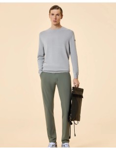 RRD Pantalón chino tejido surflex invierno verde claro - Roberto Ricci Designs vista frontal 2