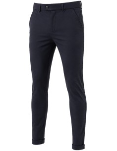 RRD Pantalón chino tejido surflex invierno azul marino - Roberto Ricci Designs vista frontal