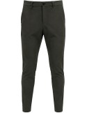 RRD Pantalón chino cinturilla fruncida tejido surflex invierno verde oscuro - Roberto Ricci Designs
