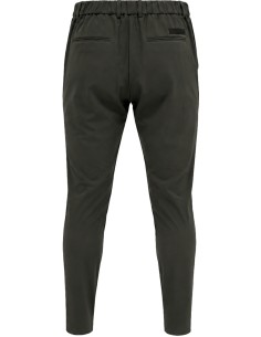 RRD Pantalón chino cinturilla fruncida tejido surflex invierno verde oscuro - Roberto Ricci Designs vista frontal 2