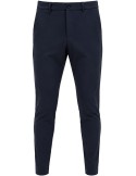 RRD Pantalón chino cinturilla fruncida tejido surflex invierno azul - Roberto Ricci Designs