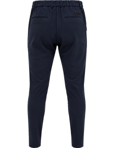 RRD Pantalón chino cinturilla fruncida tejido surflex invierno azul - Roberto Ricci Designs vista frontal 2