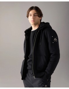 MOOSE KNUCKLES Classic Bunny negro - sudadera con capucha vista frontal 2
