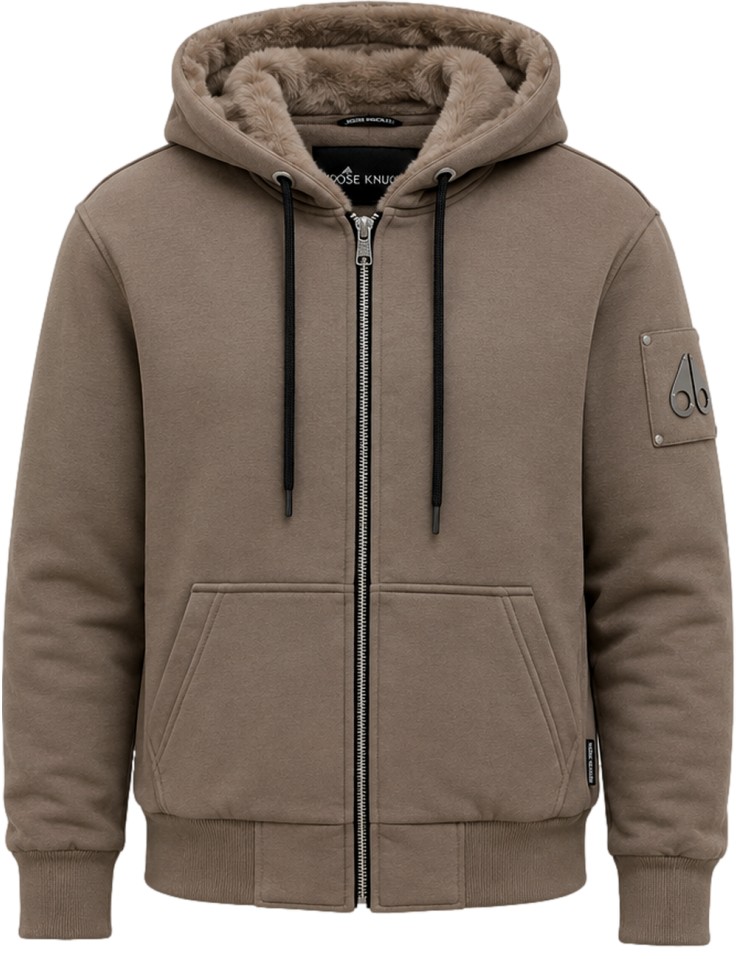 MOOSE KNUCKLES Classic Bunny beige - sudadera con capucha vista frontal