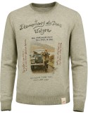 BOB Jersey lana reversible cuello redondo Bristol verde "Elemental querido Watson"