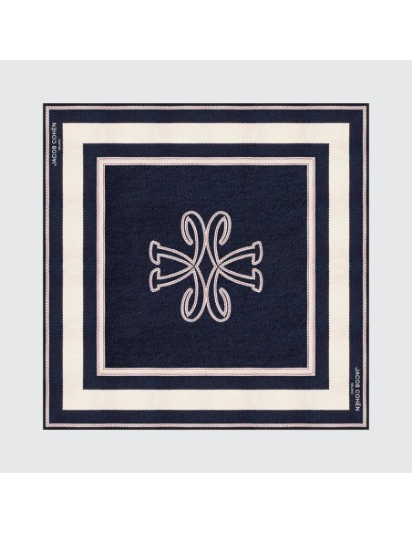 Jacob Cohën Jeans Bard LTD en denim elástico orillado azul medio pañuelo