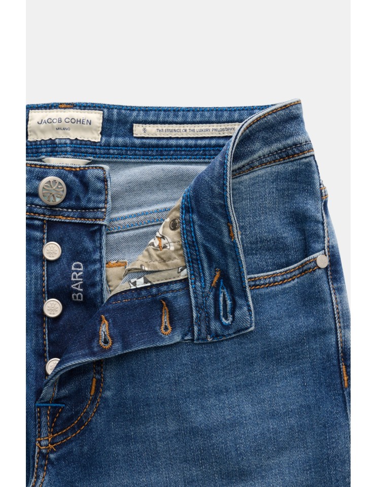 Jacob Cohën Jeans Bard edición especial F1 detalle botonadura