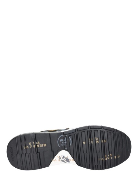 premiata mick azul 8435 vista lde suela tumbada en Almirante Seis Madrid y egomadrid.com