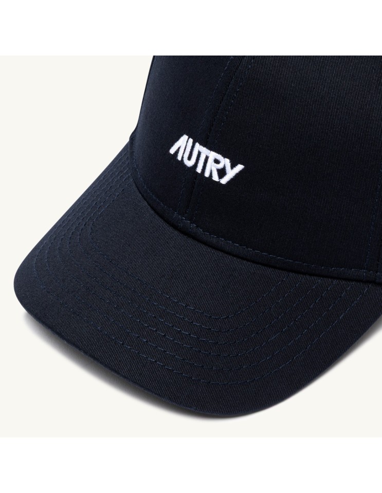 Autry gorra azul con logo bordado unisex detalle bordado