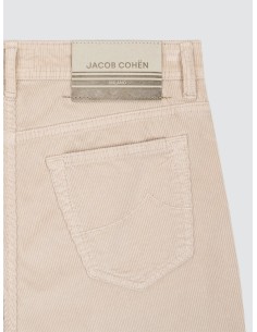 Jacob Cohën vaqueros de pana elástica blanco roto vista frontal 2